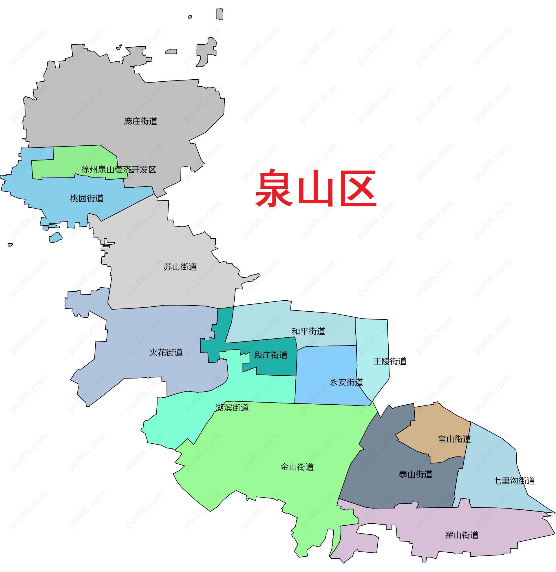 江苏省徐州市各县区介绍