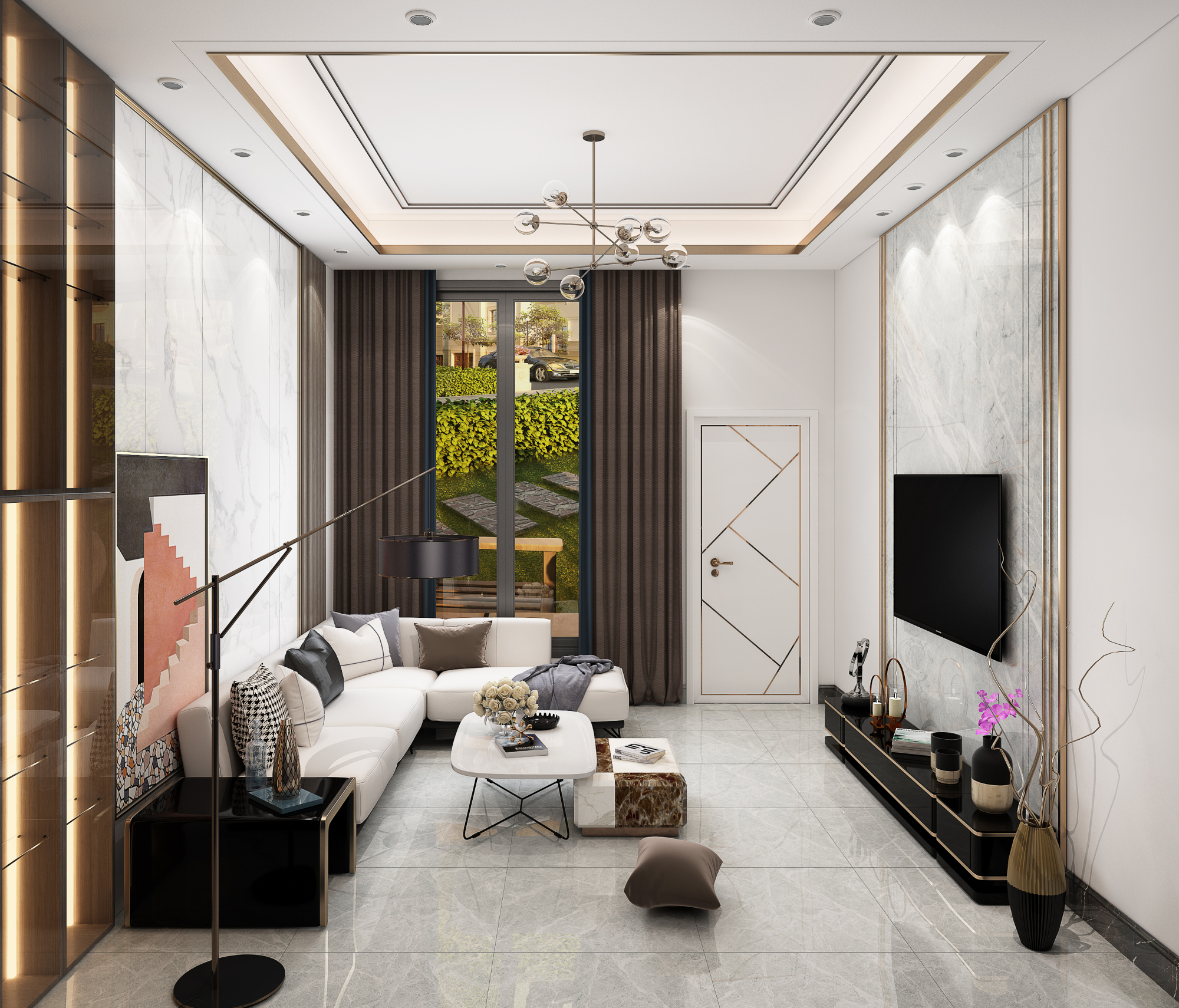 这几款现代风格客厅设计哪款适合你