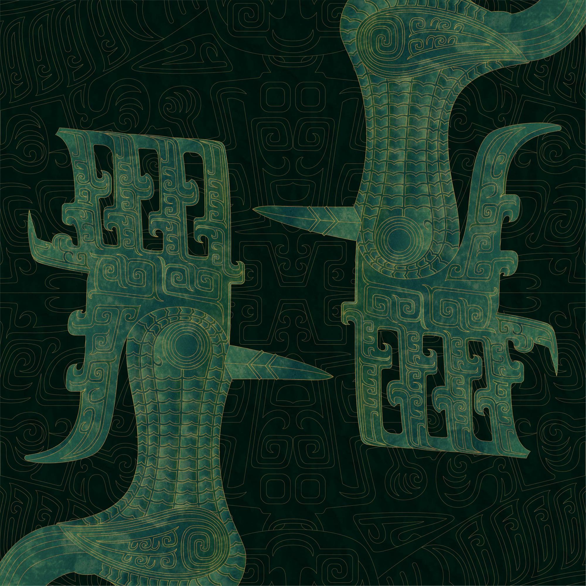 中华文化之纹样里的三星堆青铜鸟数字藏品首发数藏中国