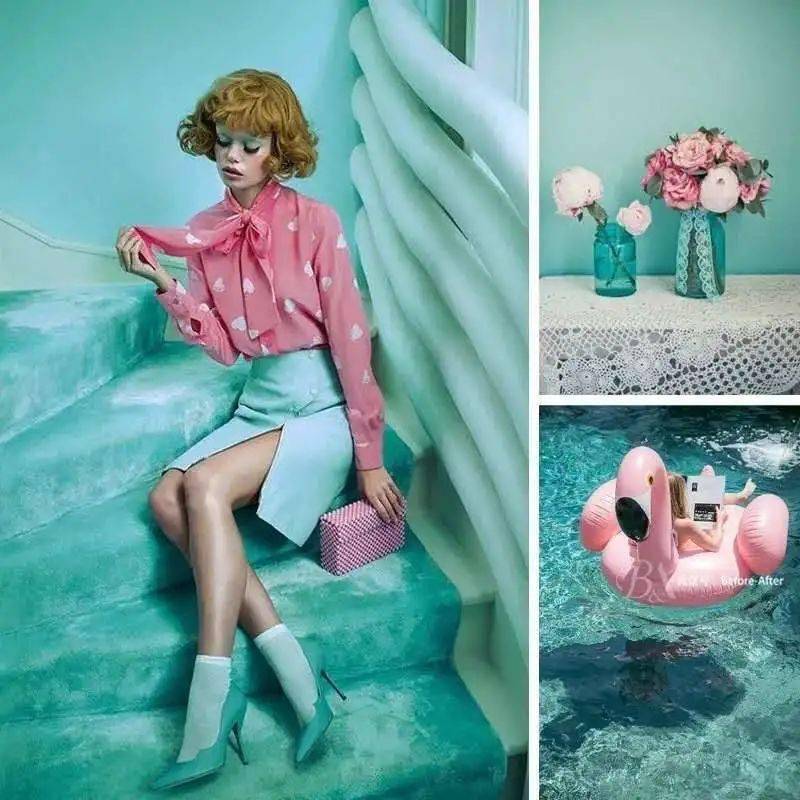 tiffany blue 蒂芙尼蓝系穿搭