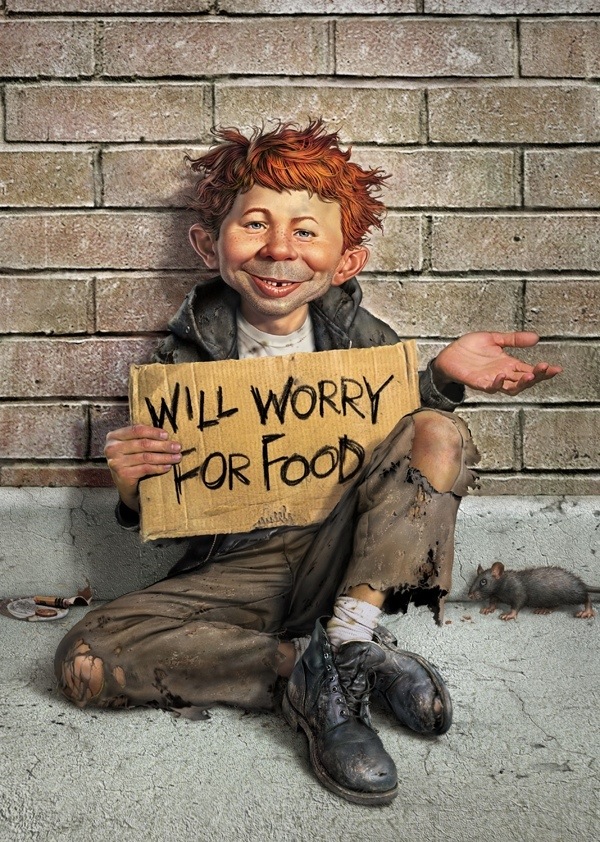 超厉害的戏剧性以及扭曲讽刺但又现实的风格插画作品︱艺术名画