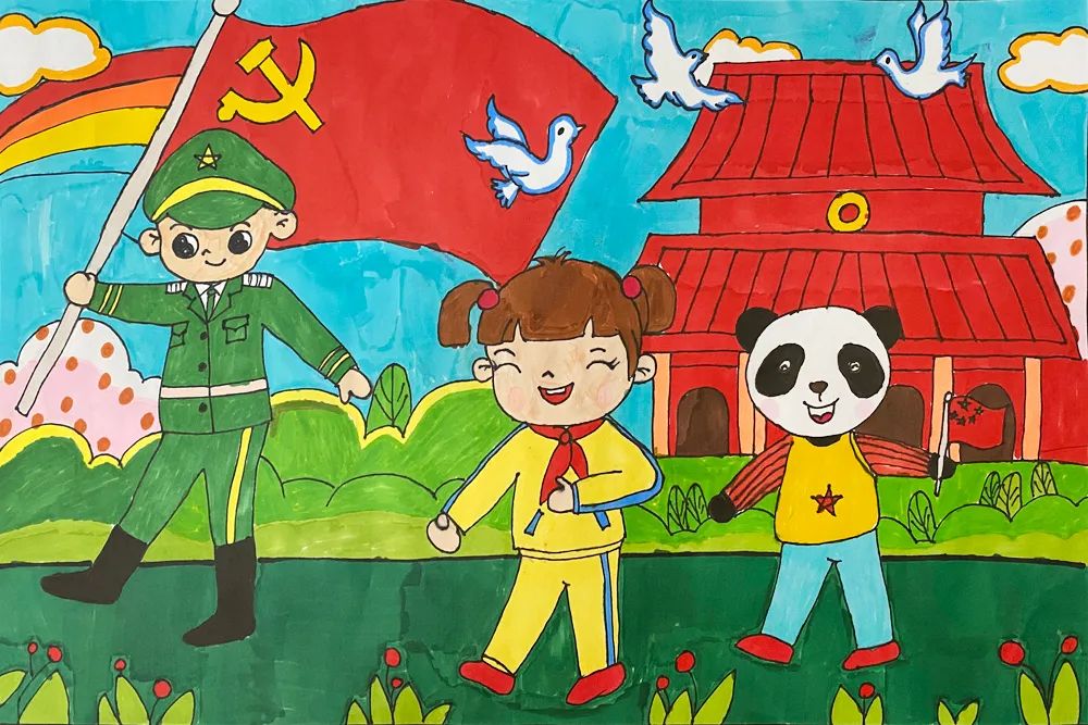 「普厅画廊」富宁县双拥主题绘画作品展(下)