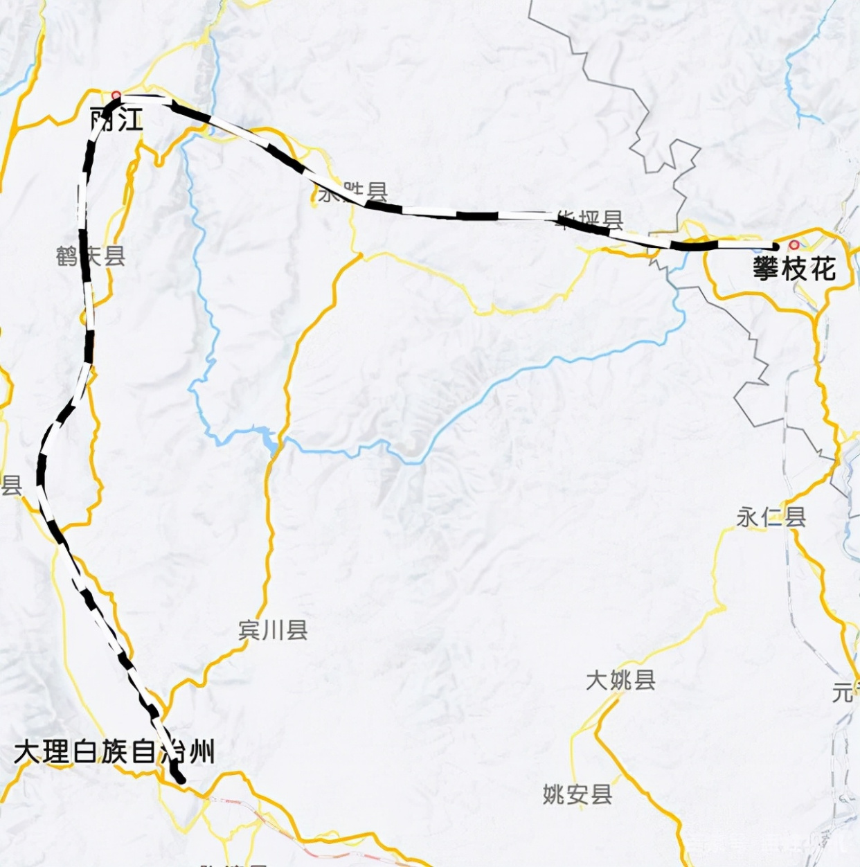 全长793公里 宜西攀大丽高铁线路走向方案出炉!目前面临降速危险