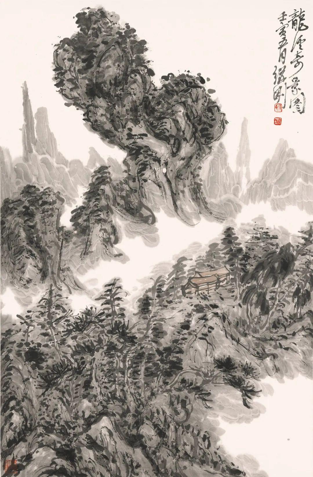 张继刚2022年山水画作品赏析