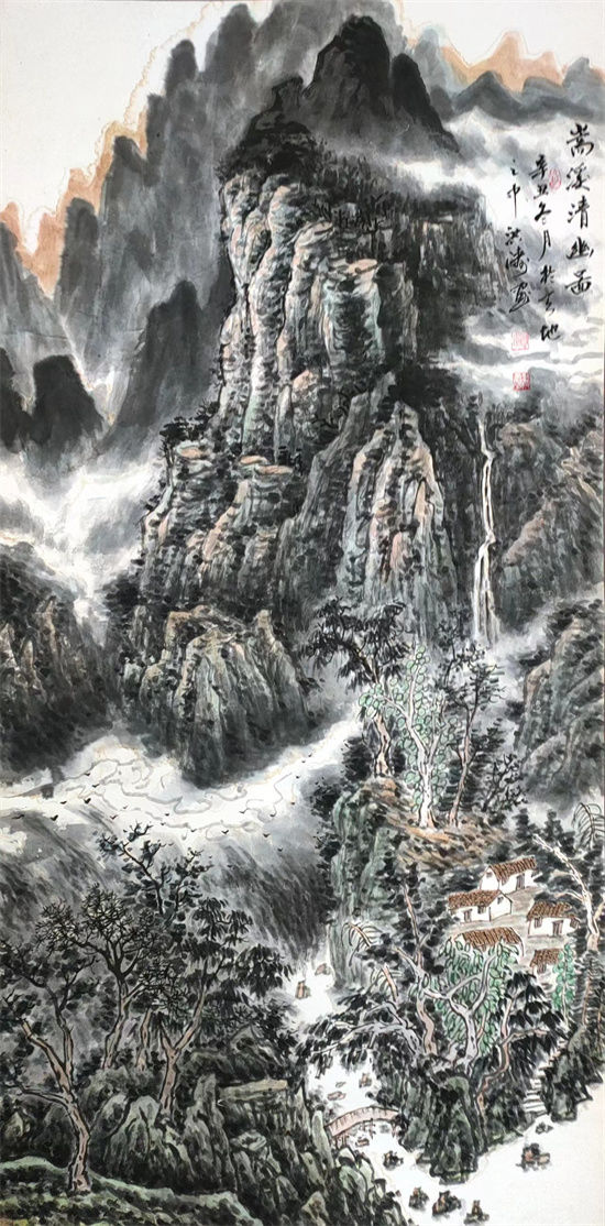 嵩山画家赵洪涛山水画近作赏析