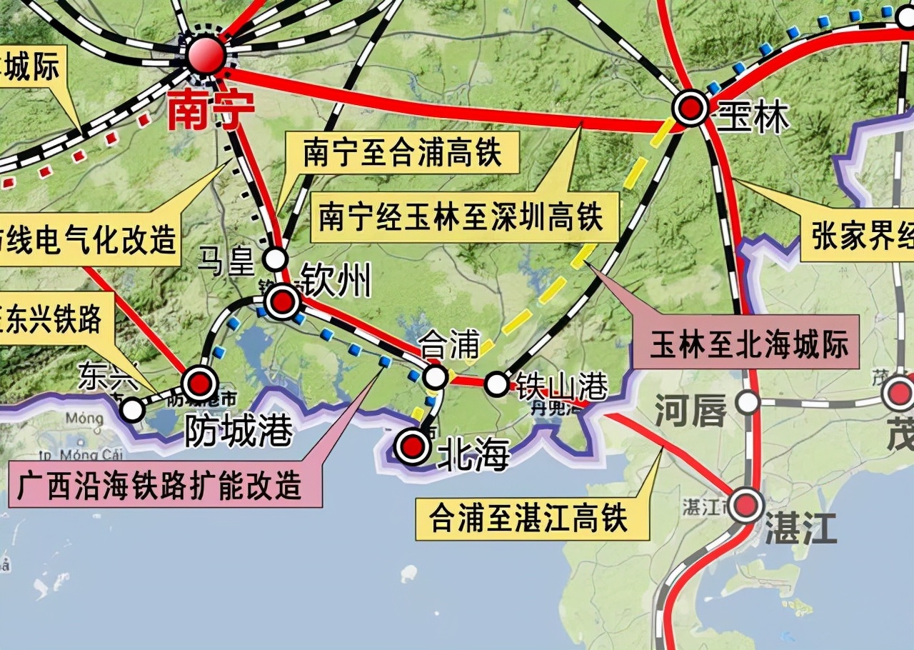 沿海高铁是我国规划建设的高铁大通道,北起辽宁,南至广西