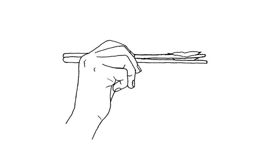 筷子吃饭简笔画图片图片