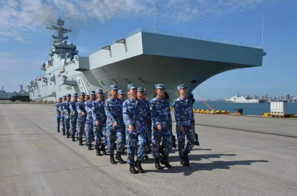 两艘075同时出动:海南舰广西舰演练立体登陆,时刻准备跨海作战