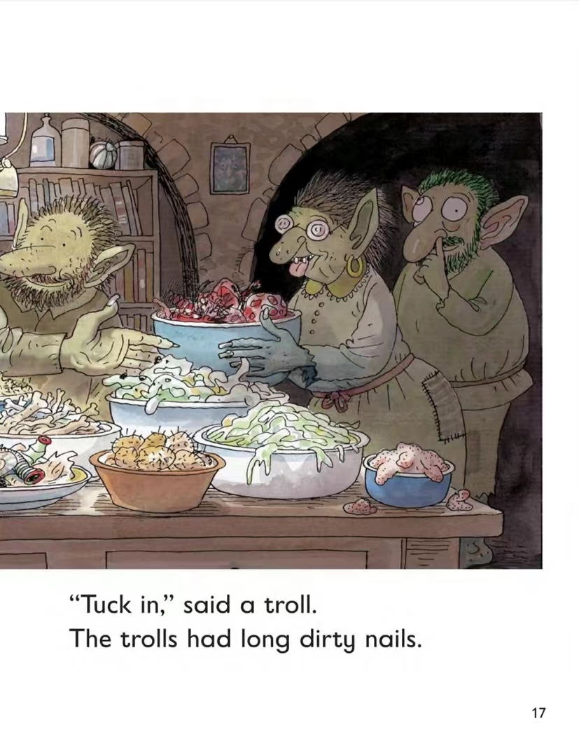 跟孩子一起读绘本《kipper and the trolls》