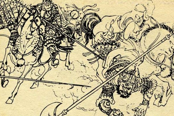 程咬金被擒,尚师徒准备审完就斩,他说一番话,尚师徒放他回去了