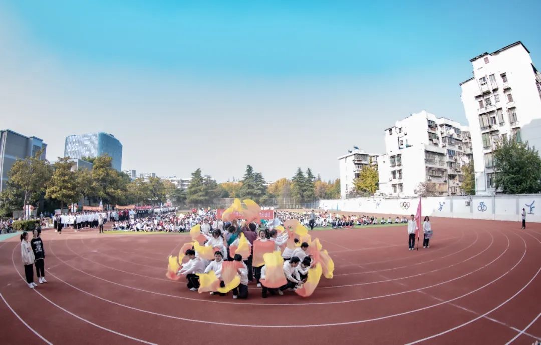 南京市第六十六中学:开幕式上刮起中国风,运动会现场精彩连连
