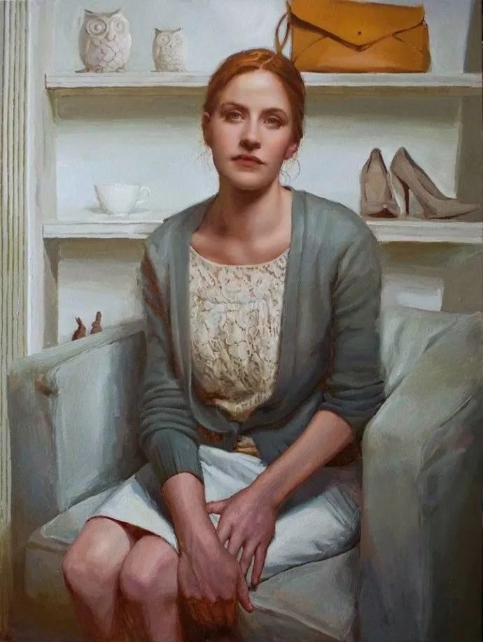 美国现代具象主义女画家油画︱玛丽·索尔的作品