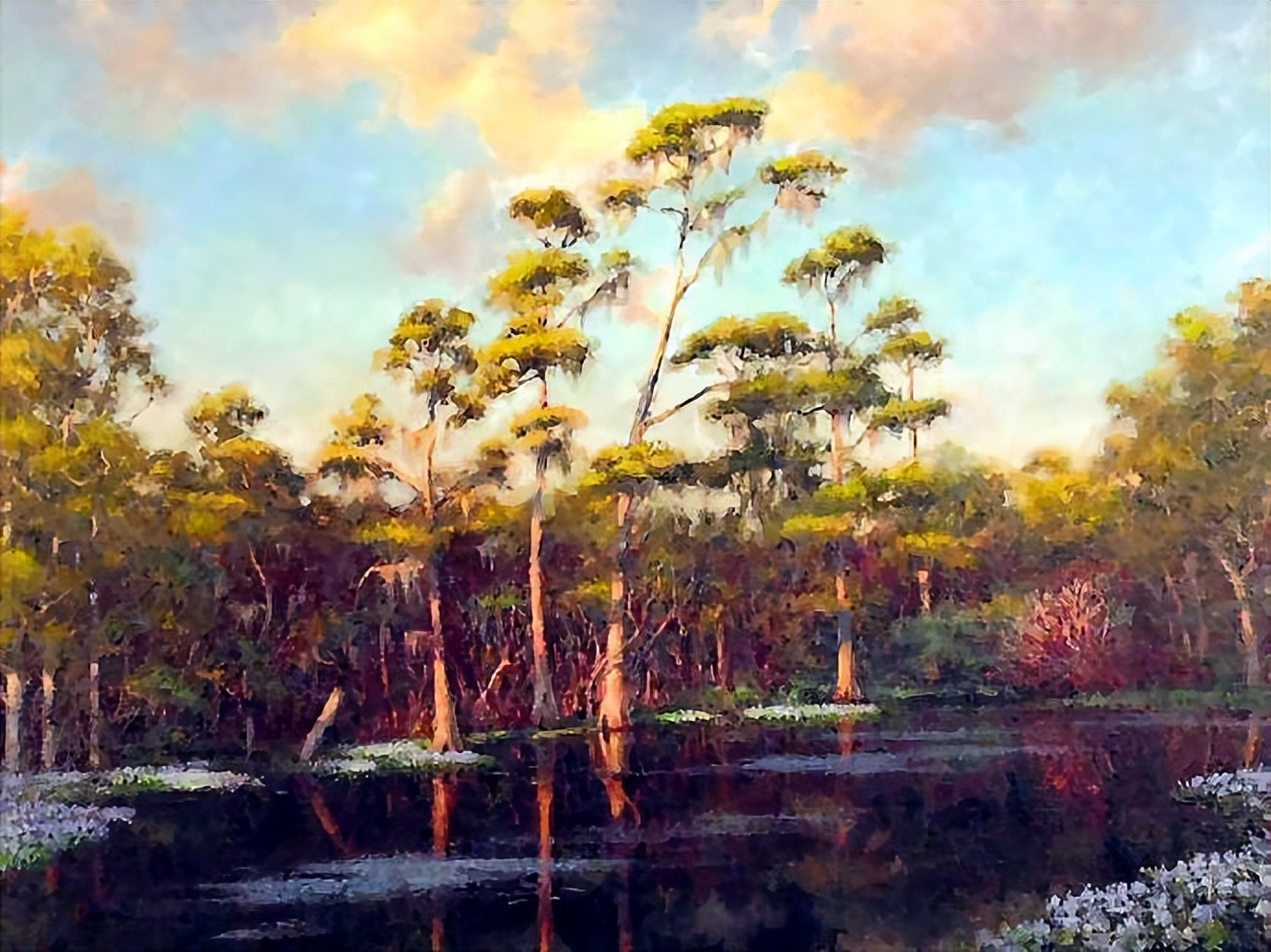 美国风景油画大师 阿尔伯特的风景油画作品欣赏 ︱艺术名画