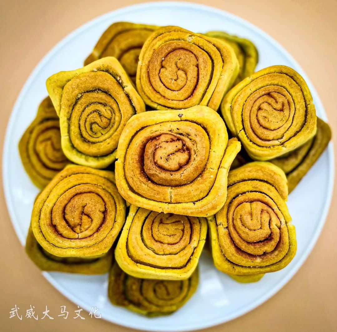 「西北美食」姑臧凉州的灶干粮外脆里酥,被誉为"凉州年馍馍"