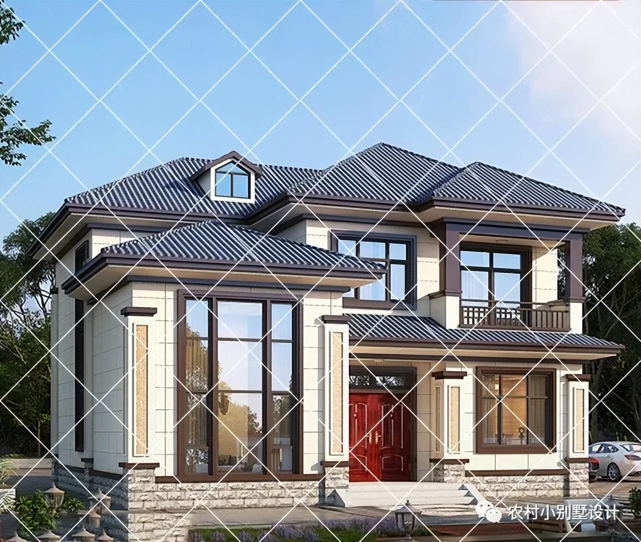 40款带老虎窗的二层农村别墅,专为农村二层农村别墅设计图
