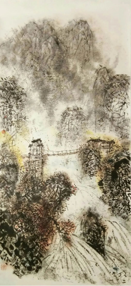 可圈可点 周崇舜以山水育花鸟