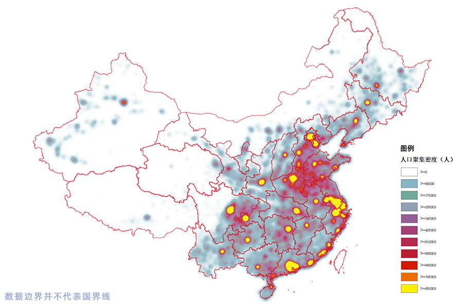 人口热力图百度地图图片