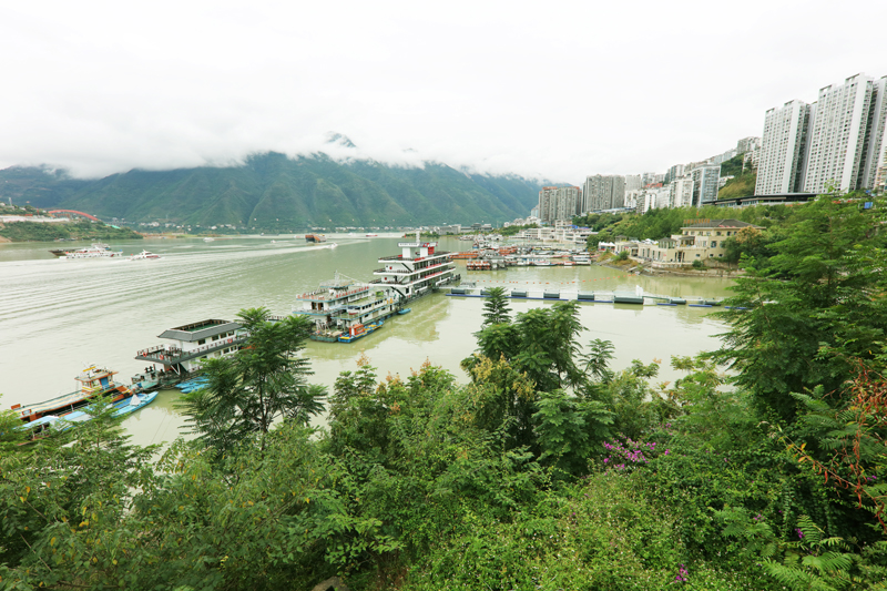 重庆巫山:三峡水库175米蓄水港航海事航标码头移升到位