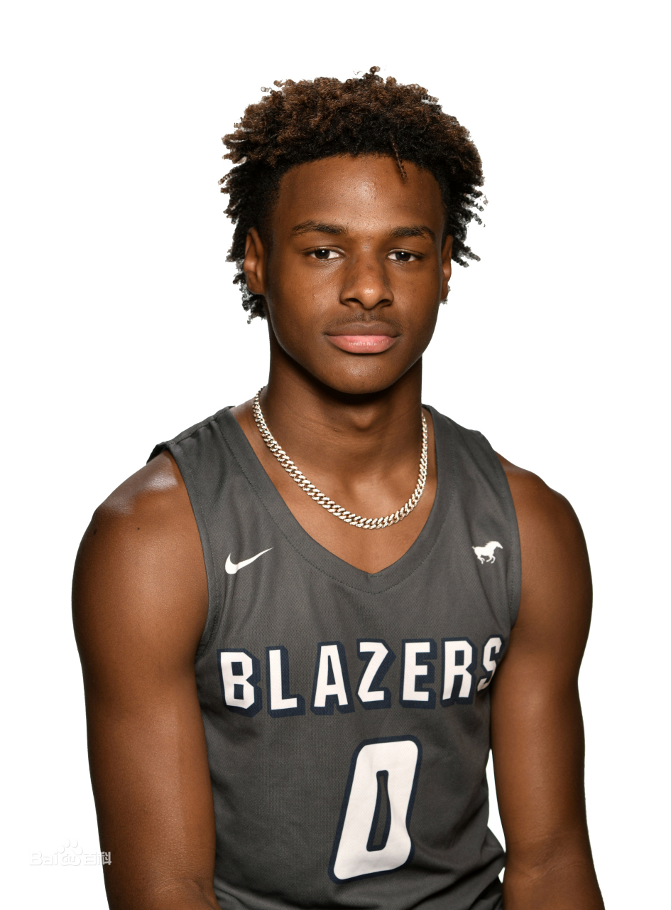 洛杉矶湖人队球星勒布朗·詹姆斯的长子布朗尼·詹姆斯周