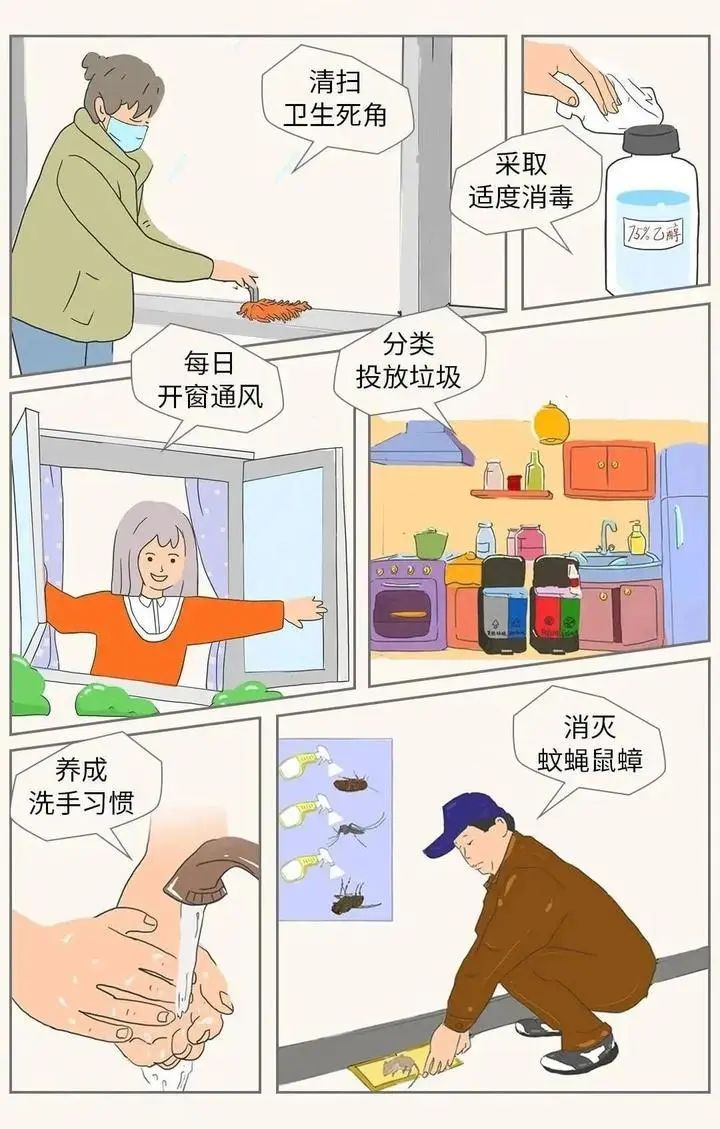 防疫 搞好家庭环境卫生,应该怎么做?