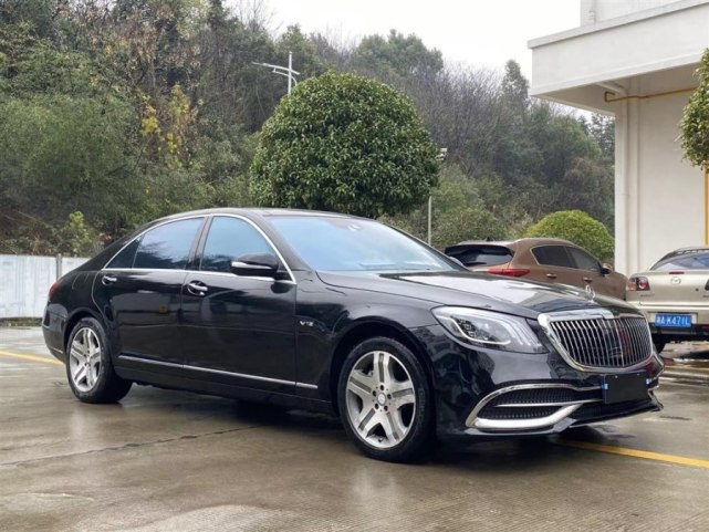 花35万买辆10款奔驰s600,又花8万改外观,客户看见车后笑了