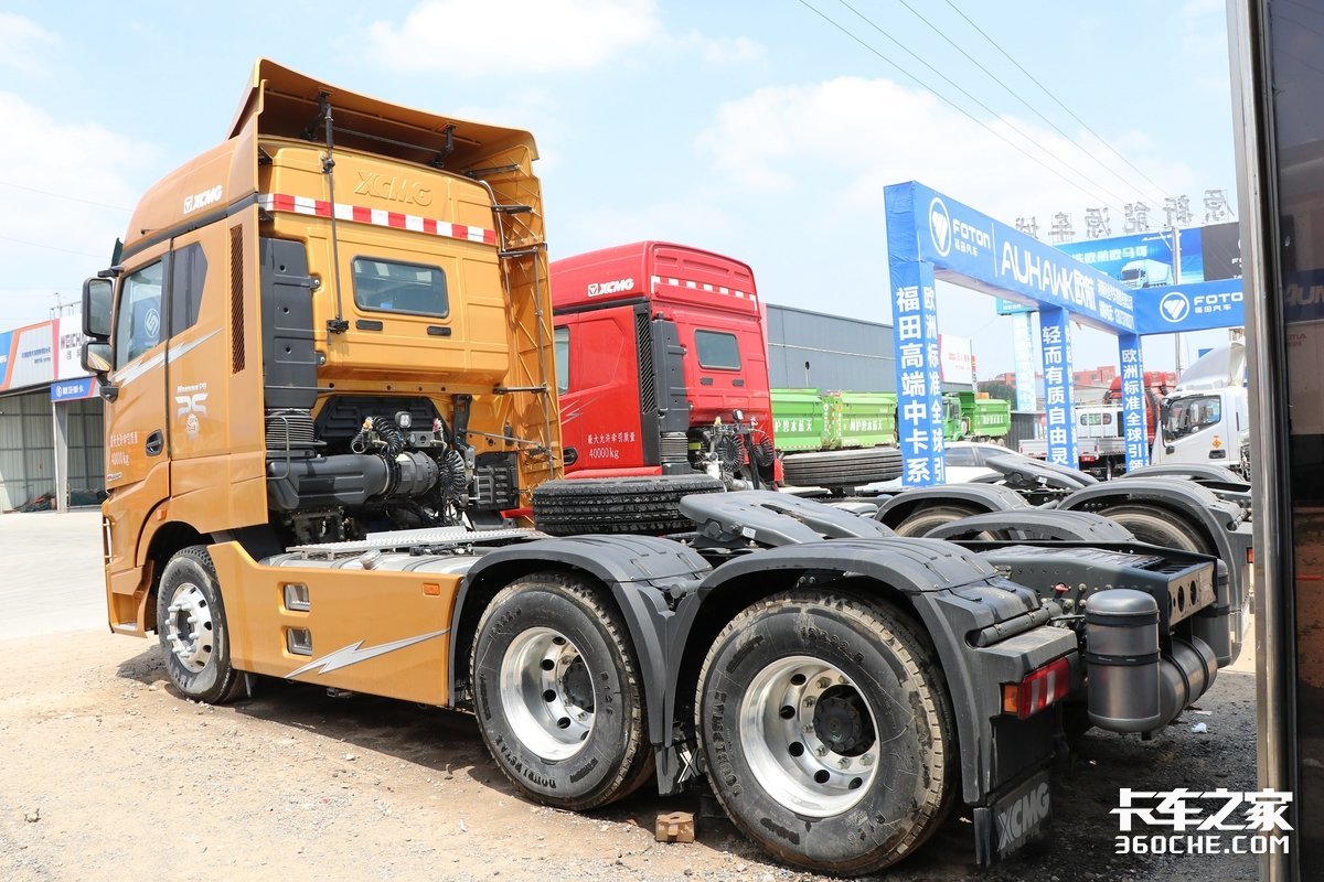 550马力配amt和液缓,徐工漢風p9牵引车还有豪华内饰
