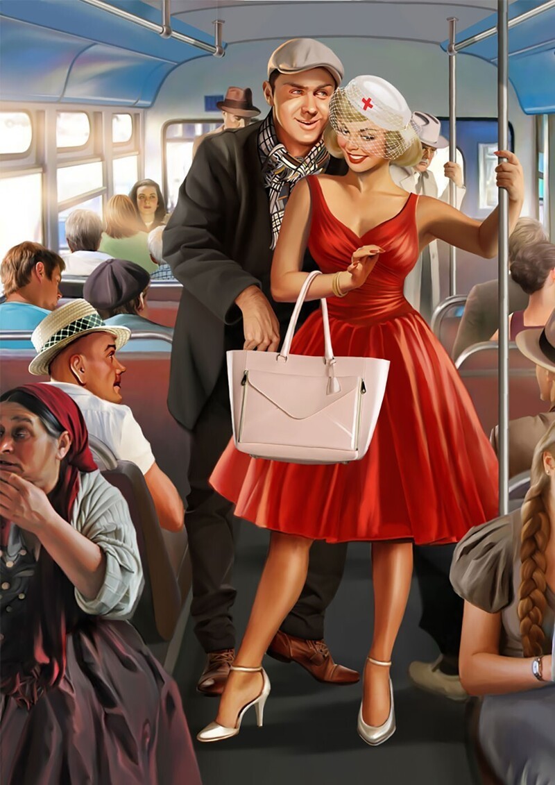 苏联生活的精美插图