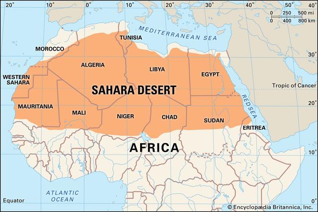 卡拉库姆沙漠地图图片