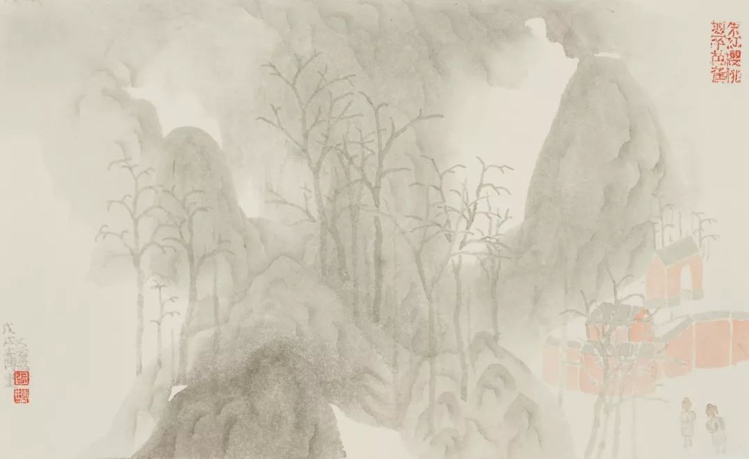 张世博国画水墨画作品欣赏