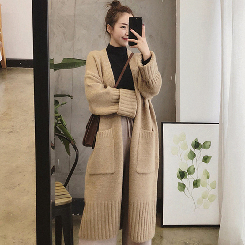 长款毛衣外套的6种穿搭方式,简单随性,秋天穿上其中一款就够了