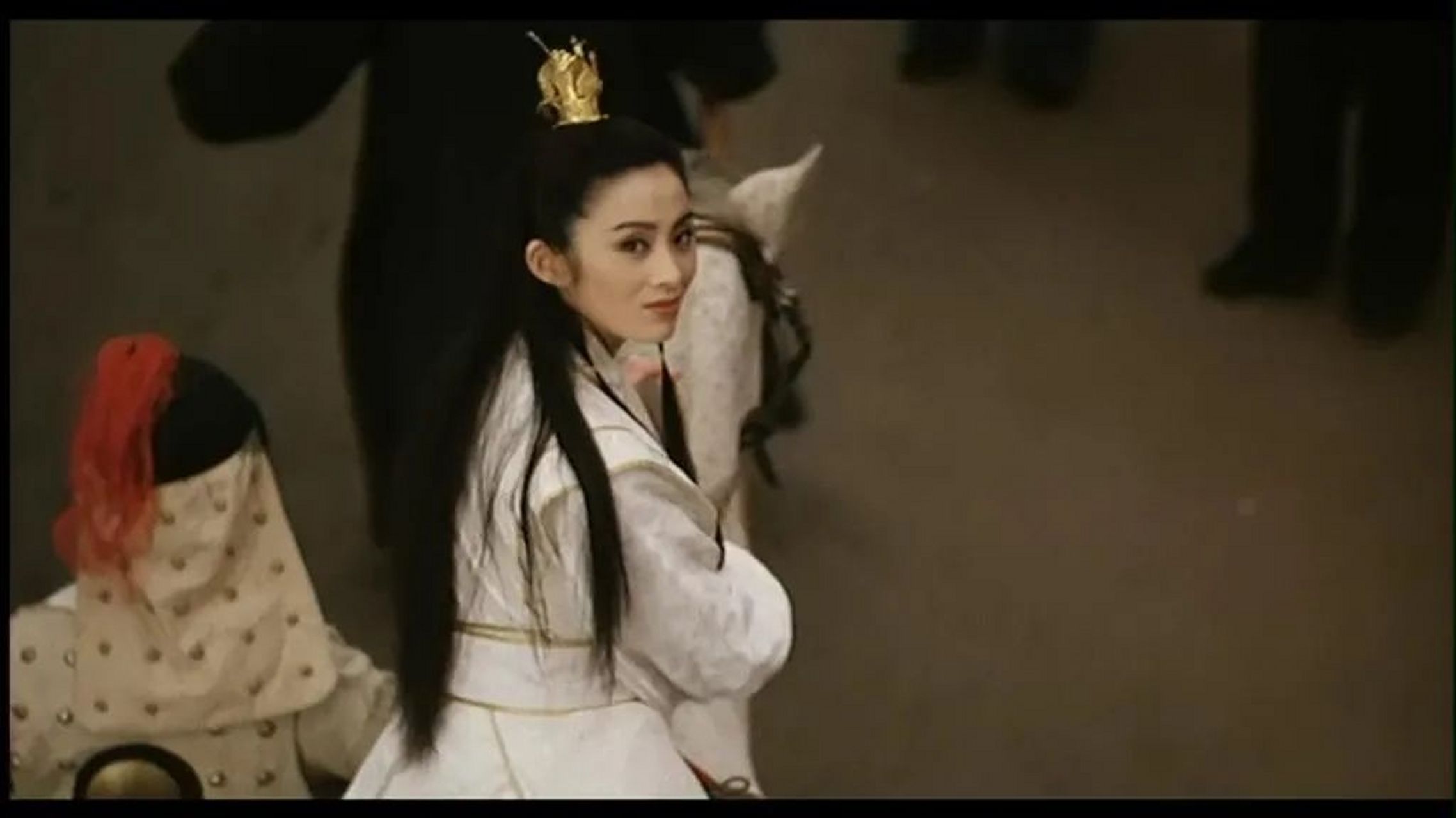 张敏回眸. "我在大都等你".  这是张敏饰在电影《倚天屠龙记》饰演的