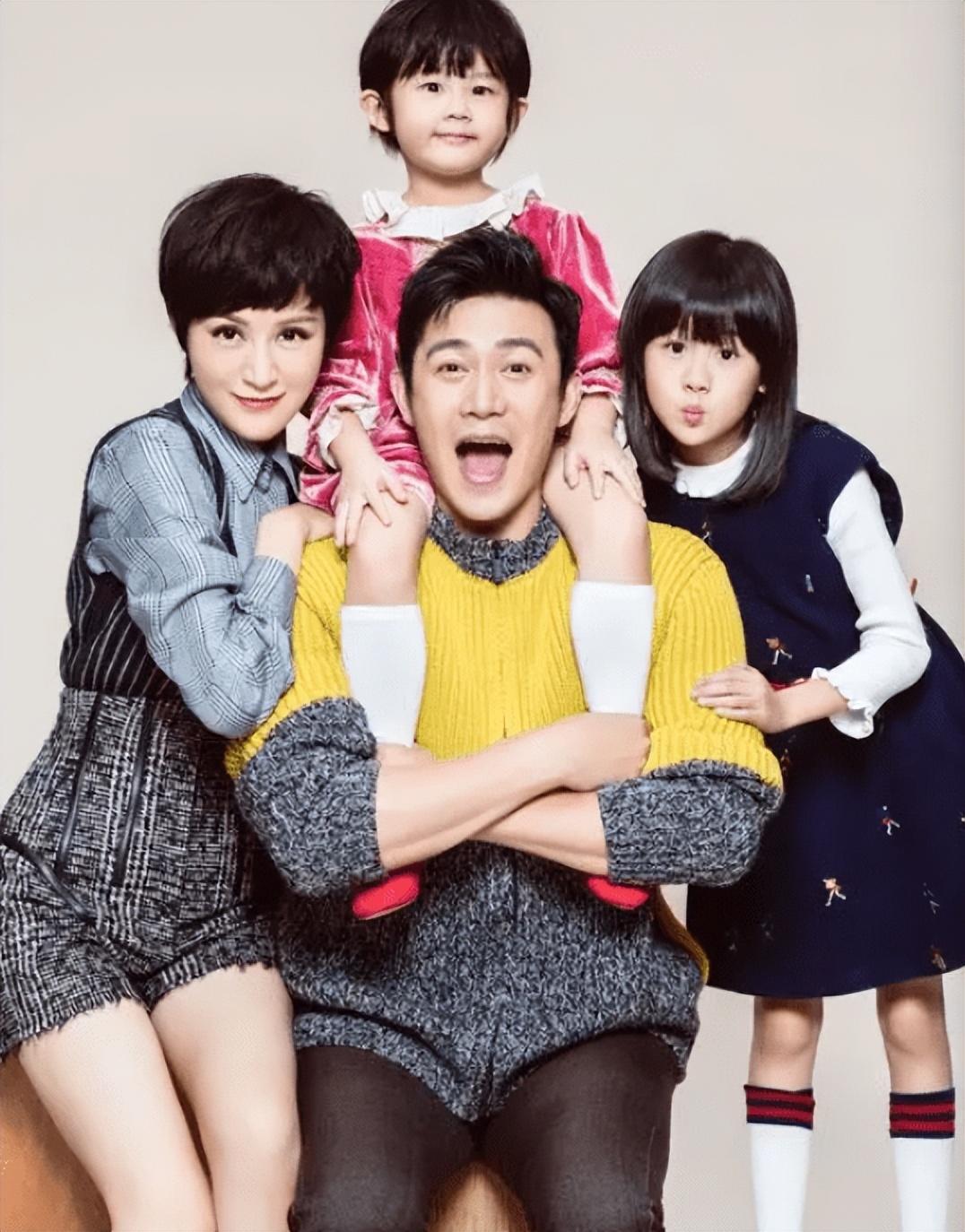 陆毅47岁庆女儿生日,全家合影温馨,母女似姐妹