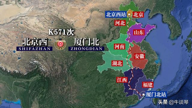 k132列车路线地图图片