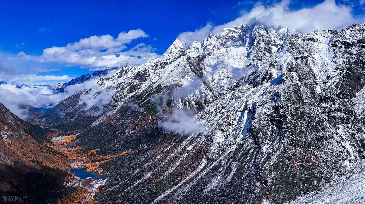 独家报道:四川阿坝毕棚沟的绝美秋色
