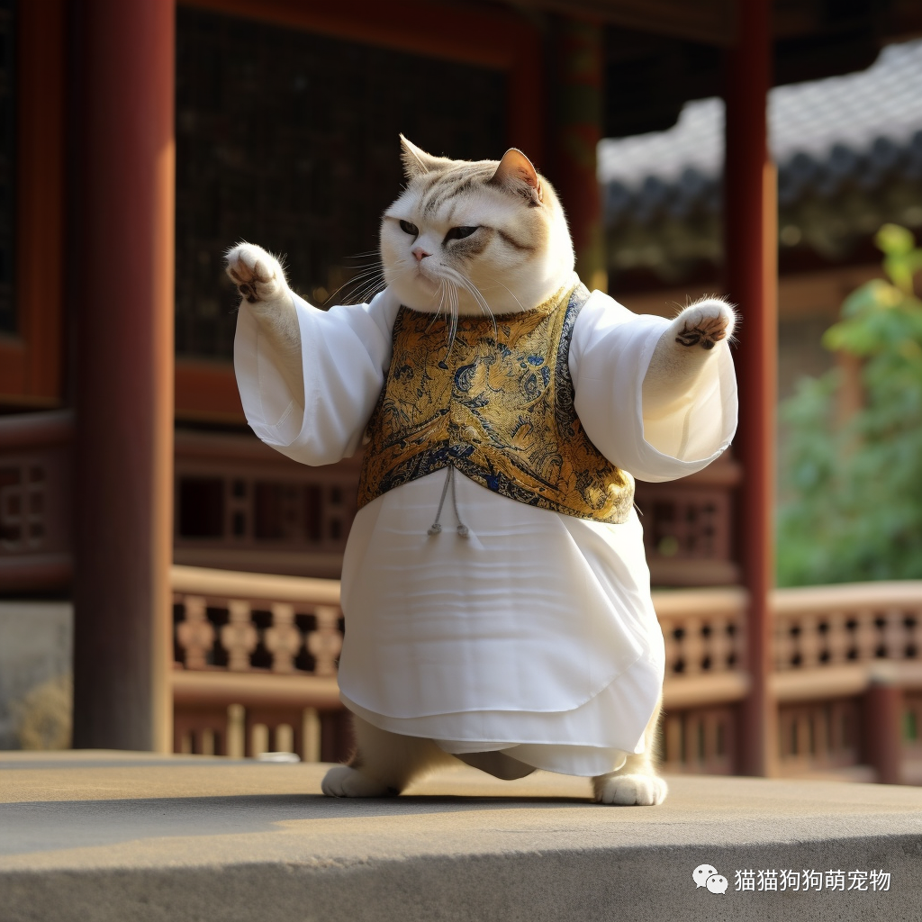 猫咪练太极?12张令人捧腹的猫咪功夫照片!