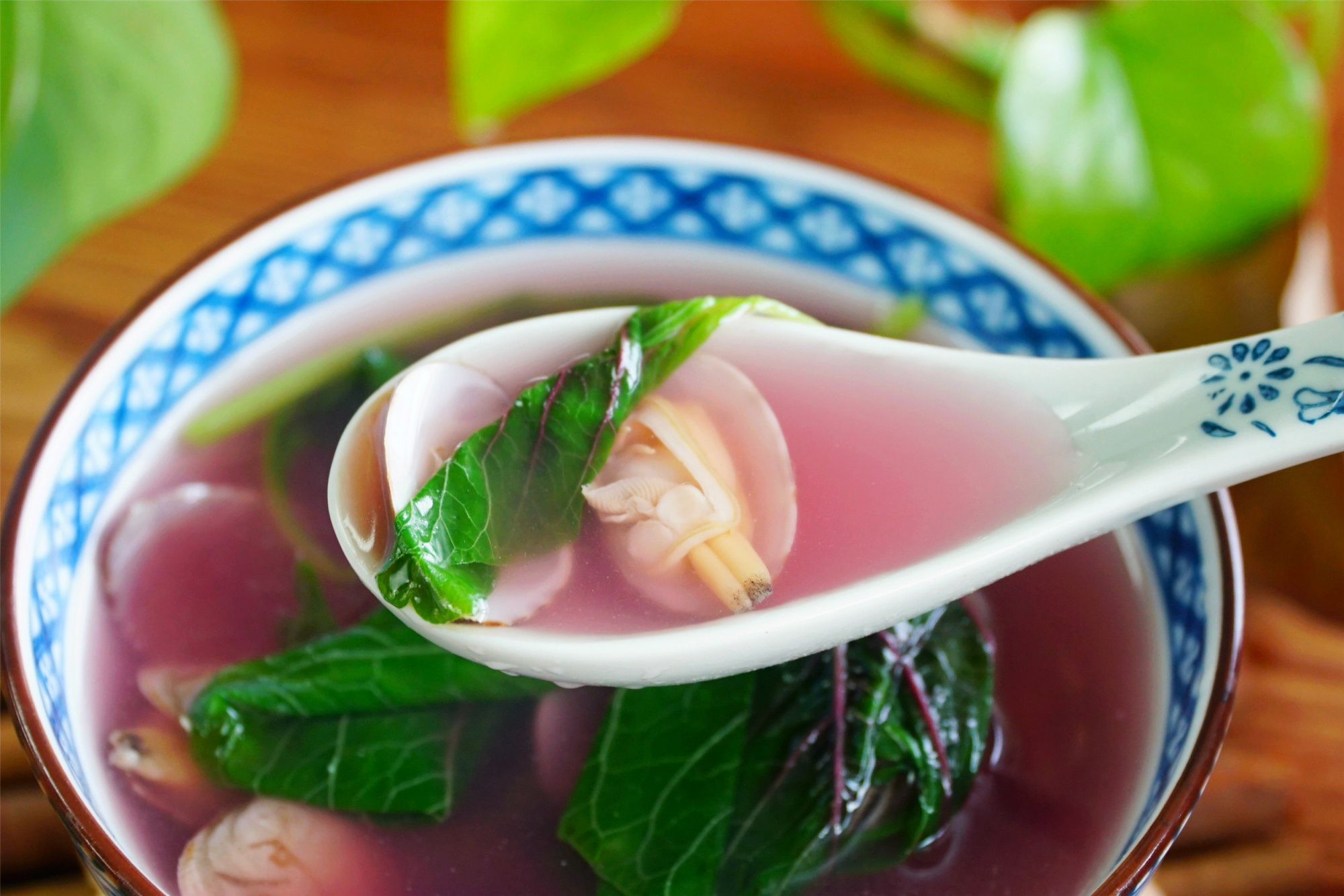 【苋菜花甲汤】