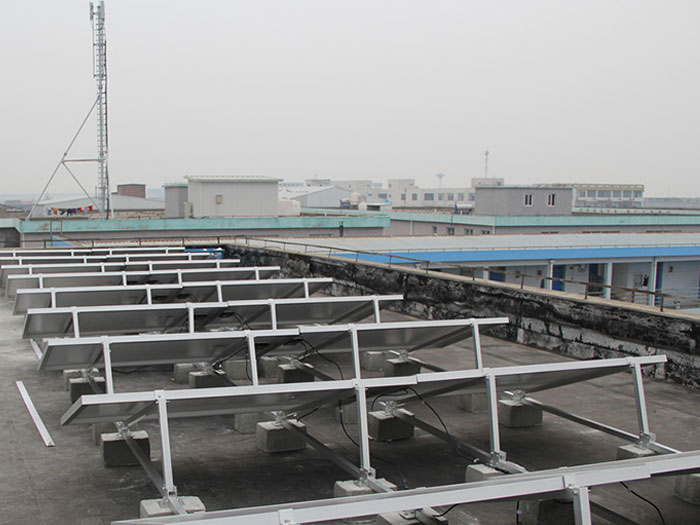 光伏电站—水泥屋顶光伏支架系统设计方案