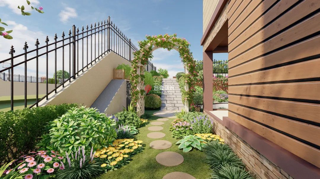 庭院设计:宁乡碧桂园550平别墅花园设计,预算35万