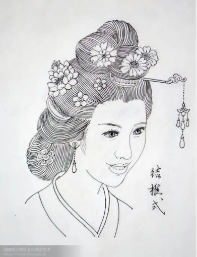 历代女子发式|待你长发及腰,为你梳理云鬓可好?