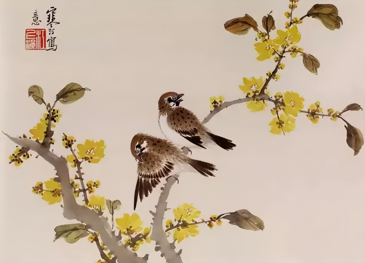 100幅小写意花鸟画︱江寒汀作品