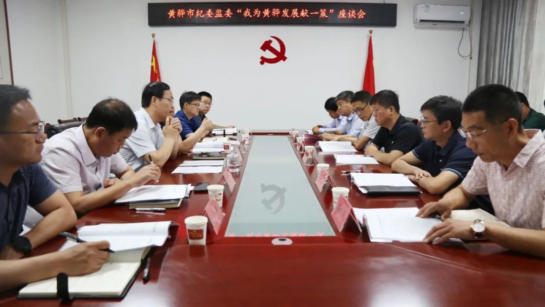 黄骅市纪委监委组织召开"我为黄骅发展献一策"座谈会