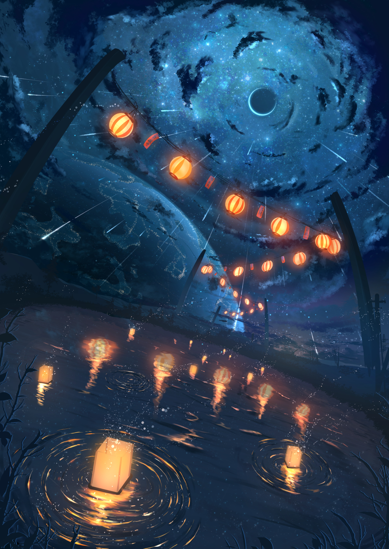 二次元动漫场景壁纸,能不能当作屏保用呢?