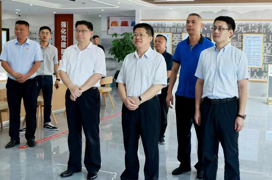 市领导严盛平来濂溪区督导调研党的二十大安保等工作