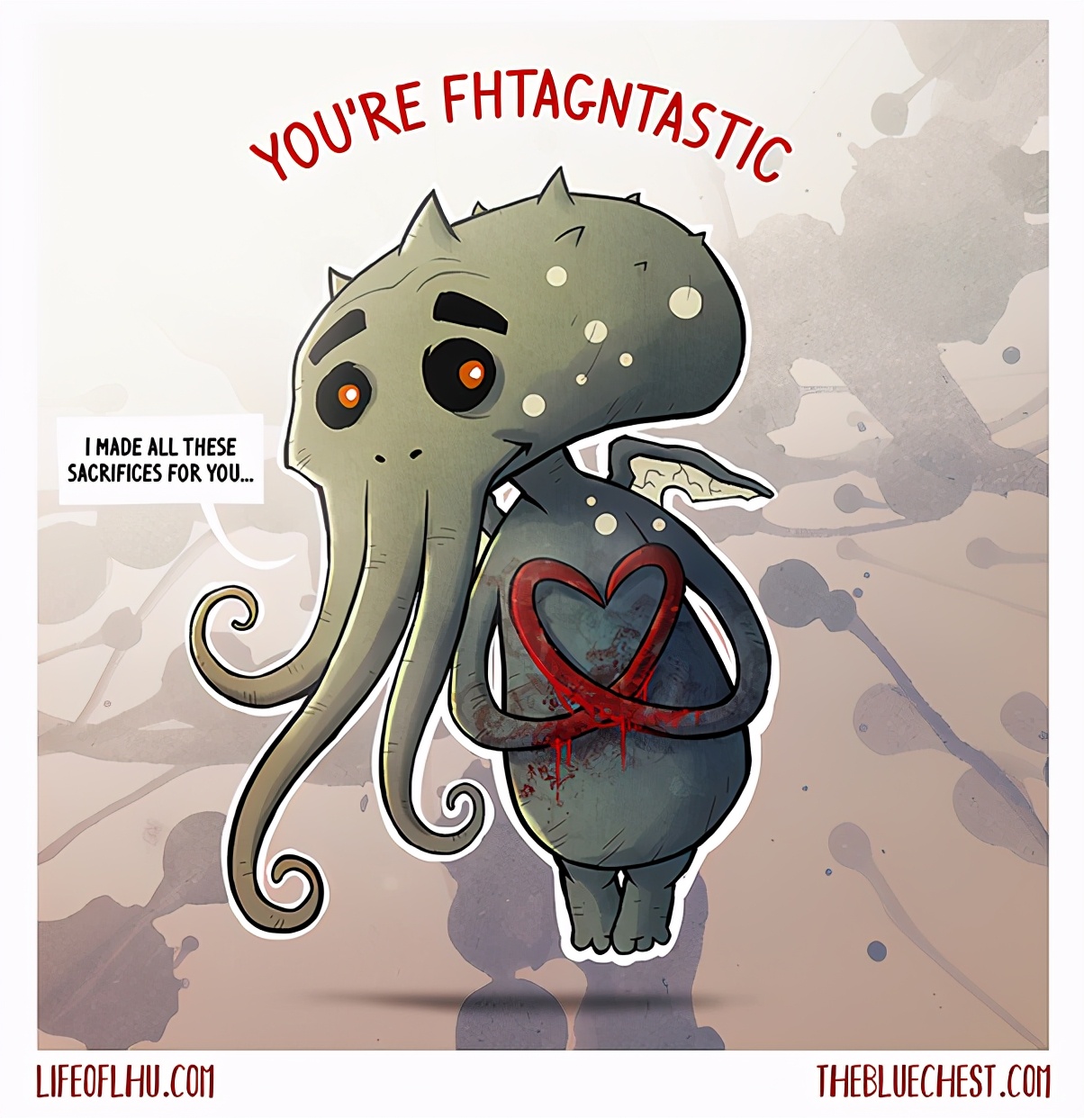 萌萌哒克苏鲁漫画——the blue chest系列