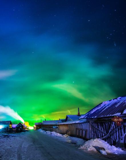 去漠河看极光吧!