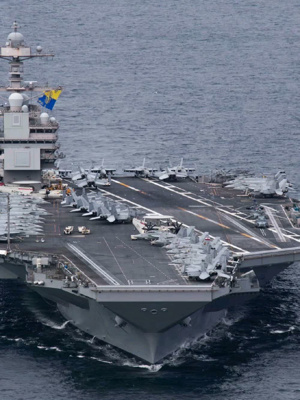 美国超级航母群从中途岛到福特级一览建造历程