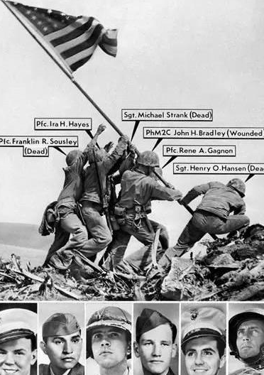 三张震撼世界的插旗照片,中国的最悲壮