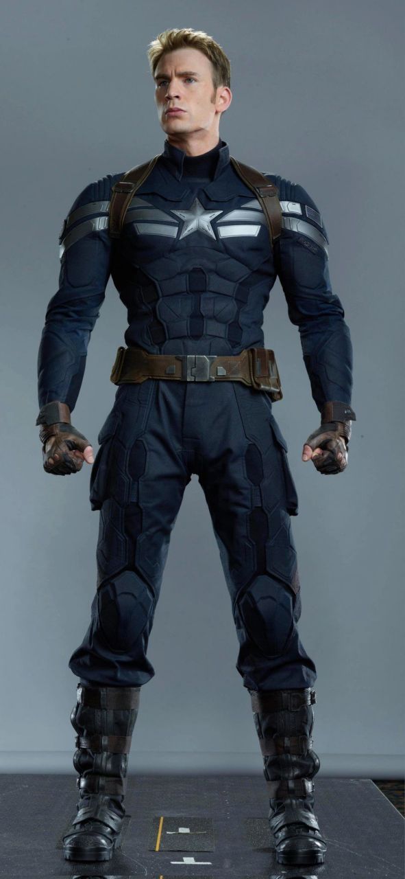 漫威《美国队长2》美国队长 定妆照 公布 扮演者:克里斯·埃文斯