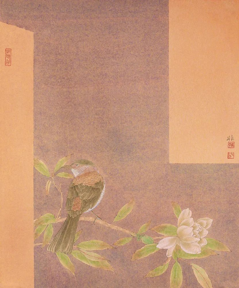 「津门网」气息温润,略带几分冷艳——韩非新工笔花鸟