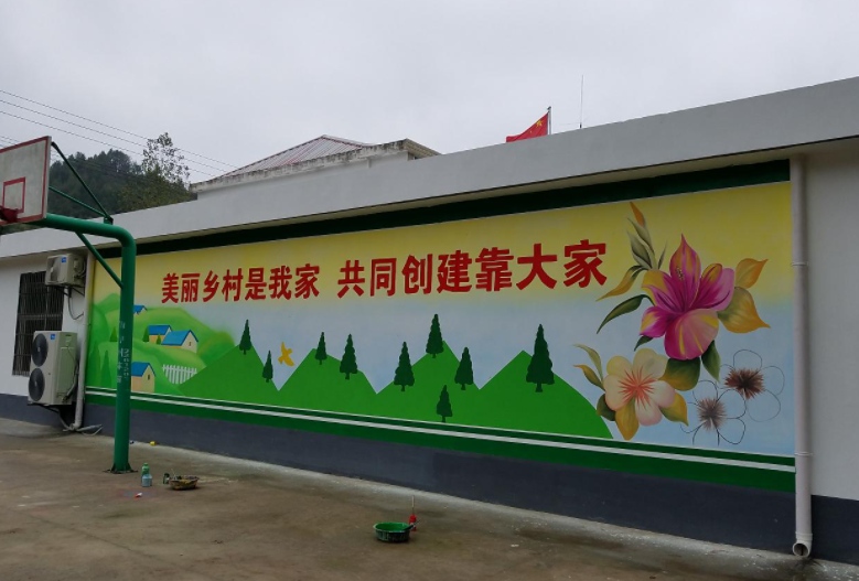 北京墙体彩绘丨浅析农村文化墙的3点作用,你们村画了吗?